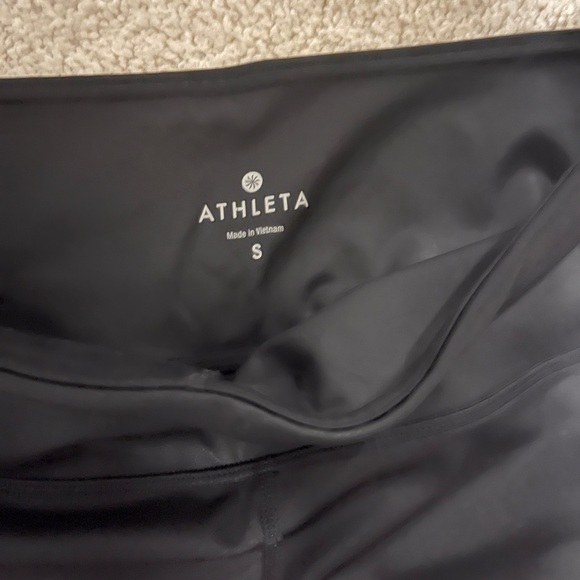 Athleta Black Performance Leggings - Picture 2 of 2